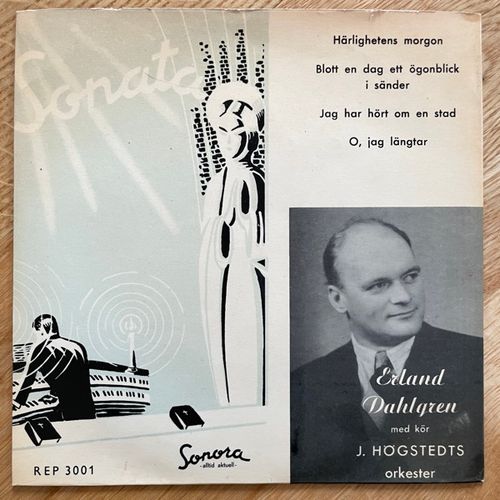 ERLAND DAHLGREN Härlighetens Morgon (Sonata - Sweden original) (VG+/VG) 7"