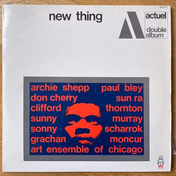 VARIOUS New Thing (BYG - France original) (VG+/EX) 2LP