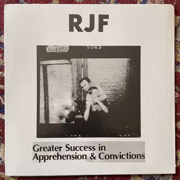 RJF Greater Success In Apprehension & Convictions (Harbinger Sound - UK reissue) (VG+/EX) LP