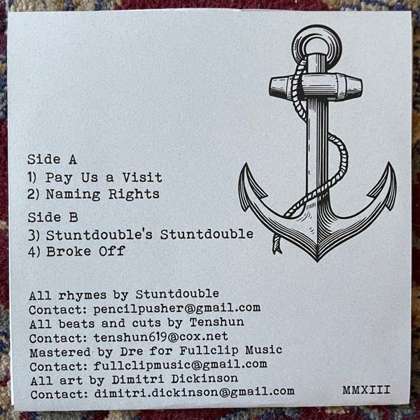 STUNTDOUBLE & TENSHUN Pay Us A Visit (Skrapez - USA original) (NM/EX) 7"