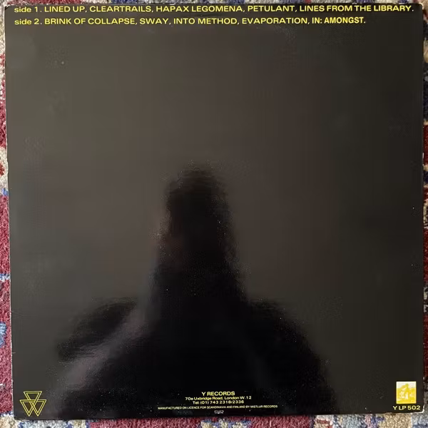 SHRIEKBACK Care (Y, Mistlur - Scandinavia original) (VG+) LP