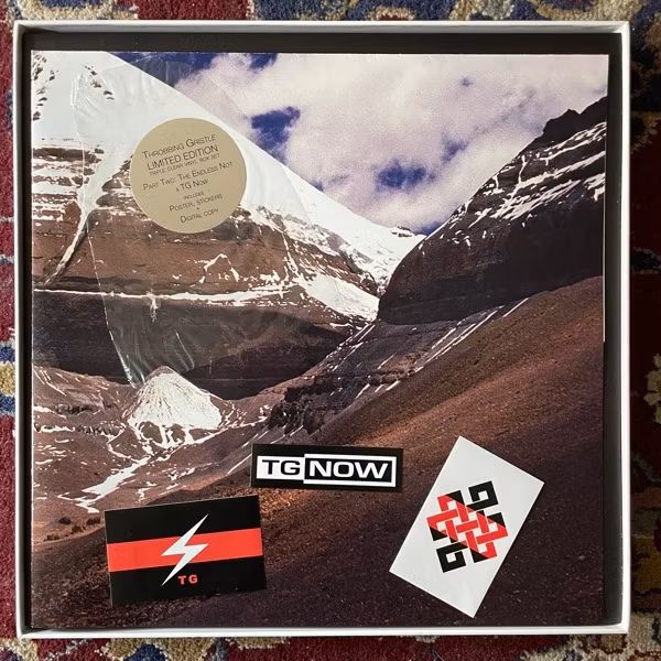 THROBBING GRISTLE Part Two - The Endless Not / TG Now (Clear vinyl) (Mute - Europe reissue) (NM) 3LP BOX