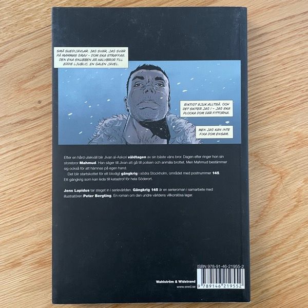 GÄNGKRIG 145 Jens Lapidus (EX) COMIC PAPERBACK