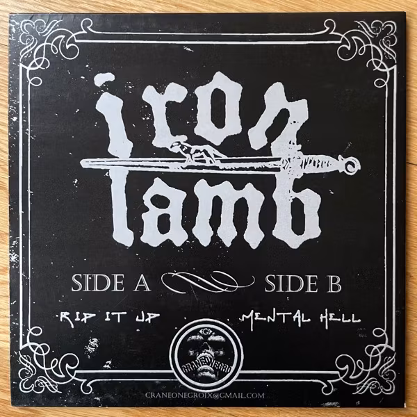 IRON LAMB Rip It Up (Craneo Negro - Sweden original) (EX) 7"