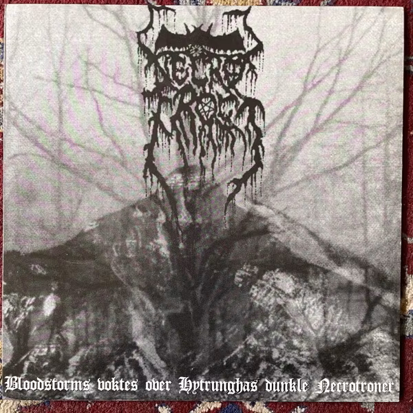 NECROFROST Bloodstorms Voktes Over Hytrunghas Dunkle Necrotroner (Aphelion - UK original) (EX) LP