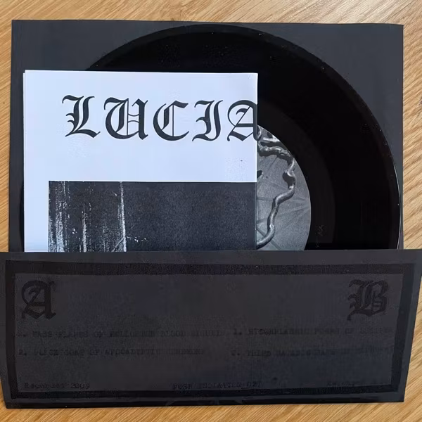 LUCIATION Darkened Apocalyptic Occult Goat Ritual (Posh Isolation - Denmark original) (EX) 7"