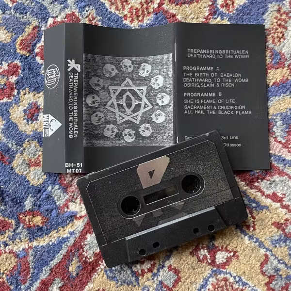 TREPANERINGSRITUALEN Deathward, To The Womb (Black Horizons - USA original) (NM) TAPE