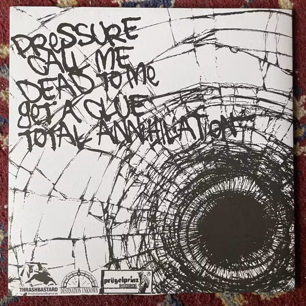 DEPRESSIVE STATE Total Annihilation (White vinyl) (Prügelprinz - Germany original) (EX) 7"