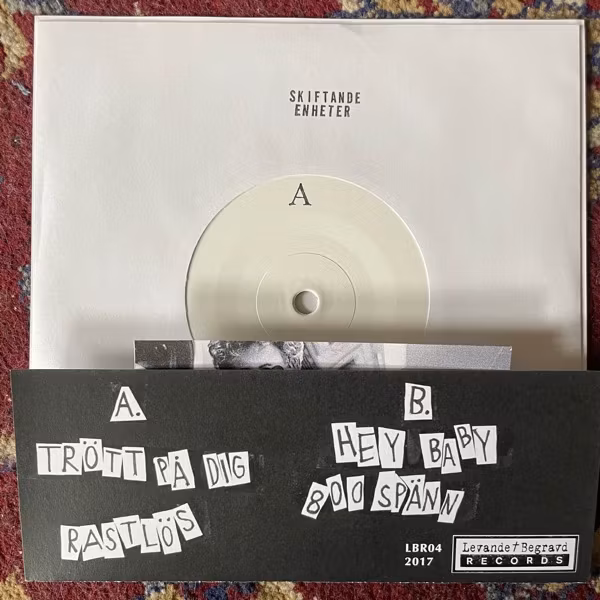 SKIFTANDE ENHETER 4-Spårs EP (Levande Begravd - Sweden original) (EX) 7"