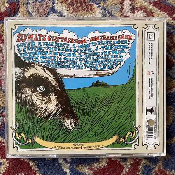ZU / MATS GUSTAFSSON How To Raise An Ox (Atavistic - USA original) (NM) CD