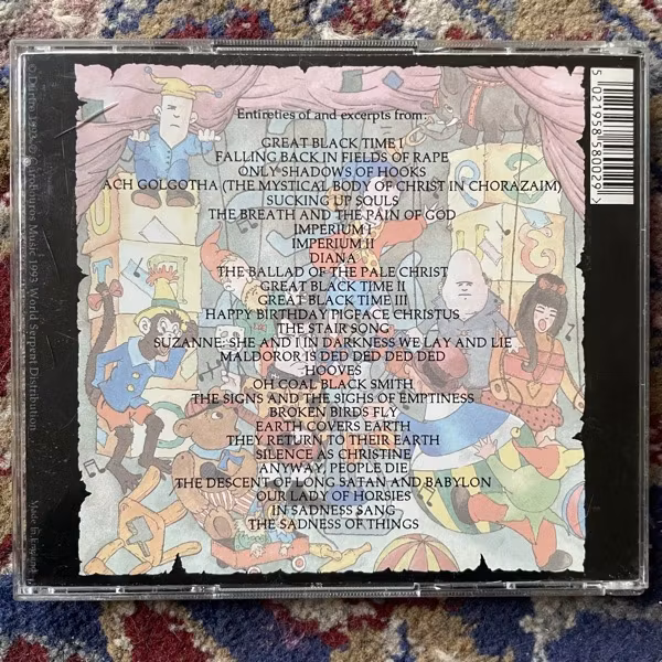 CURRENT 93 Emblems: The Menstrual Years (Durtro - UK original) (VG+) 2CD