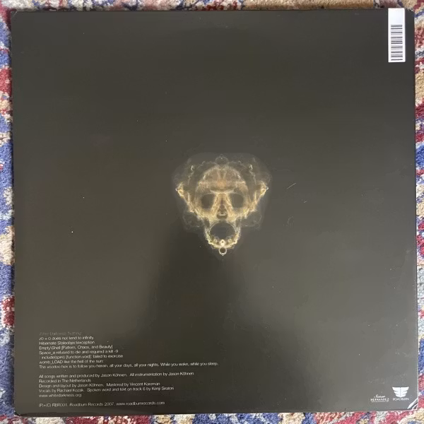 WHITE DARKNESS Nothing (Yellow vinyl) (Roadburn - Holland original) (VG/NM) 2LP