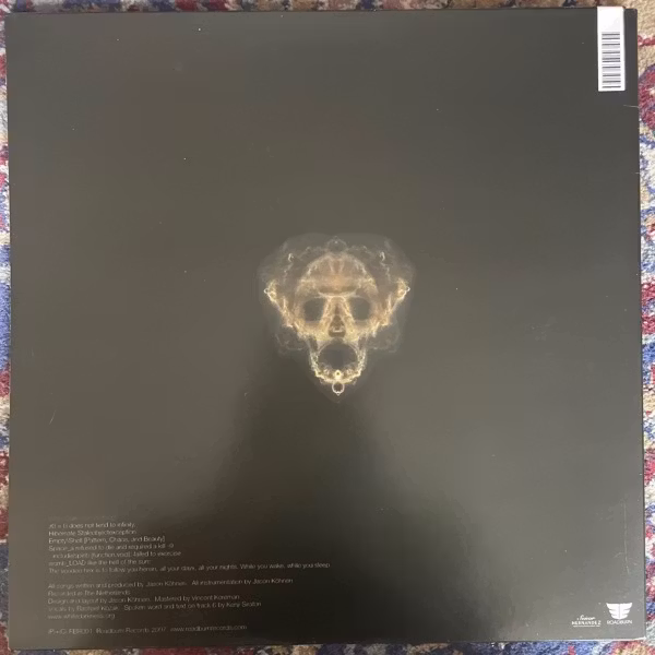 WHITE DARKNESS Nothing (Blue vinyl) (Roadburn - Holland original) (EX/NM) 2LP