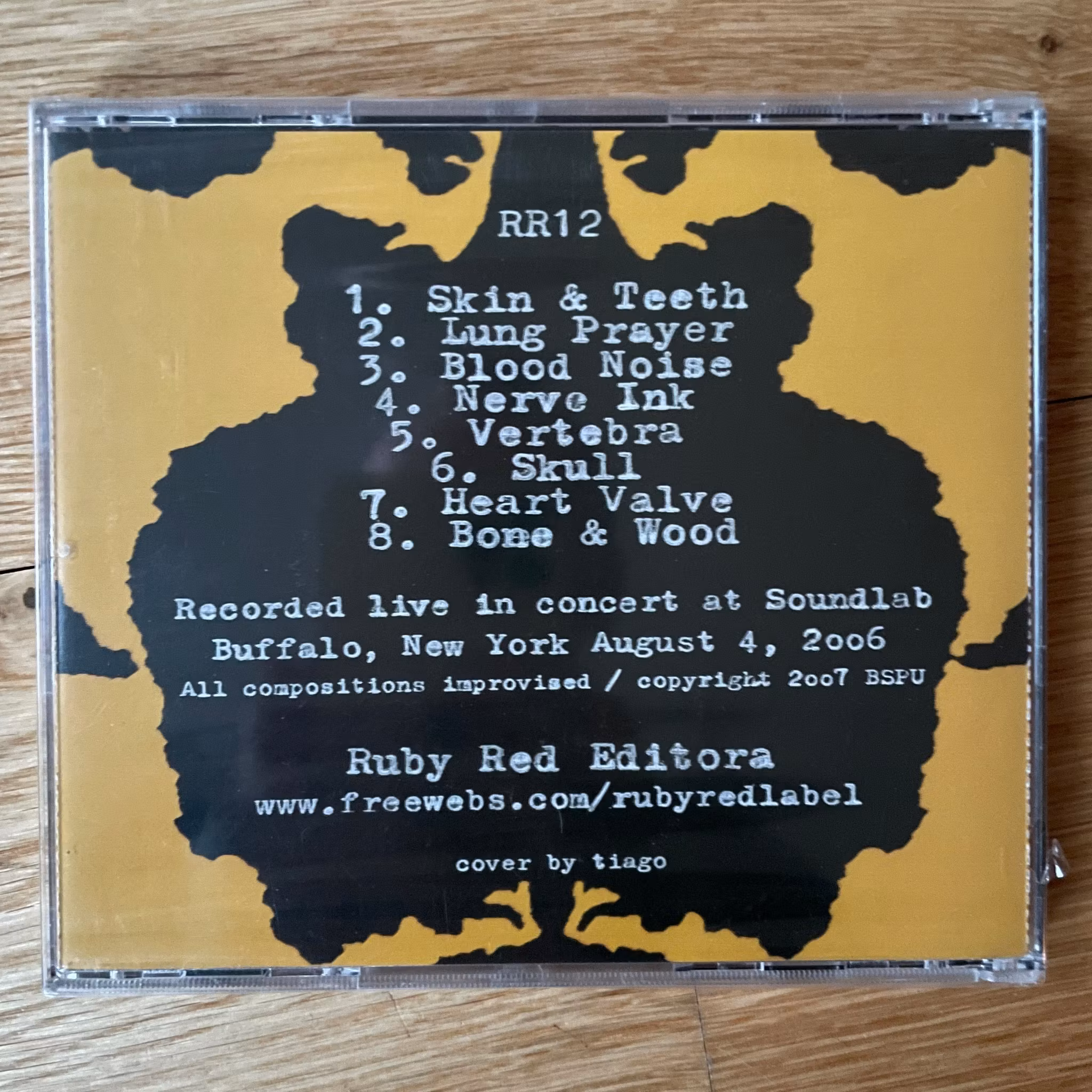 BUFFALO SUICIDE PREVENTION UNIT Alive (Ruby Red Editora - Portugal original) (SS) CD