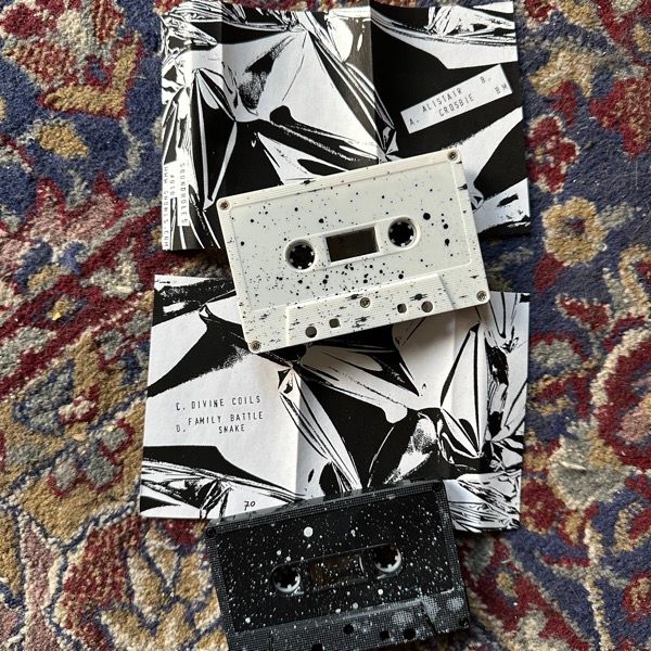 ALISTAIR CROSBIE / BM / DIVINE COILS / FAMILY BATTLE SNAKE Split (Sound Holes - UK original) (NM) 2xTAPE