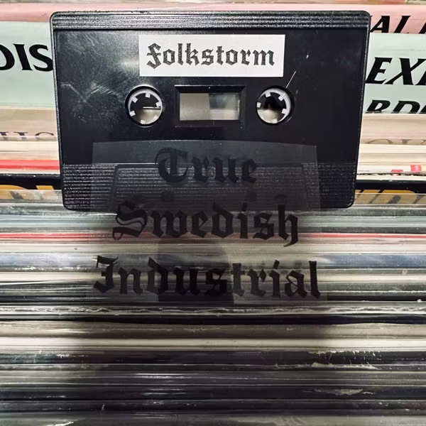 FOLKSTORM / BIRTHDEATH Split (Birthdeath Party - Sweden original) (NM) TAPE