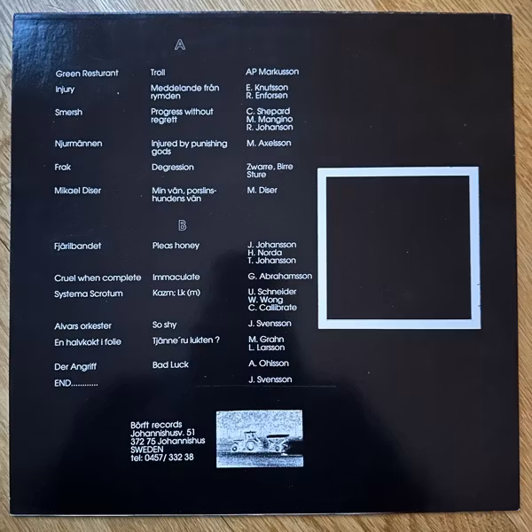 VARIOUS Embellishment Collection 1 (Börft - Sweden original) (VG+) LP
