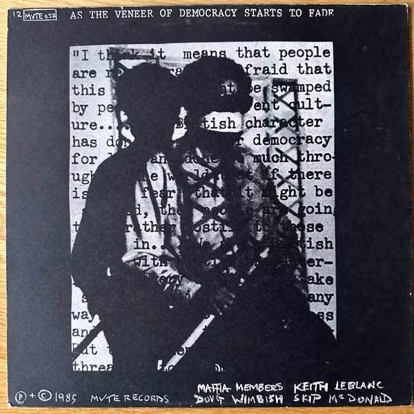 MARK STEWART Hypnotized (Mute - UK original) (VG) 12"