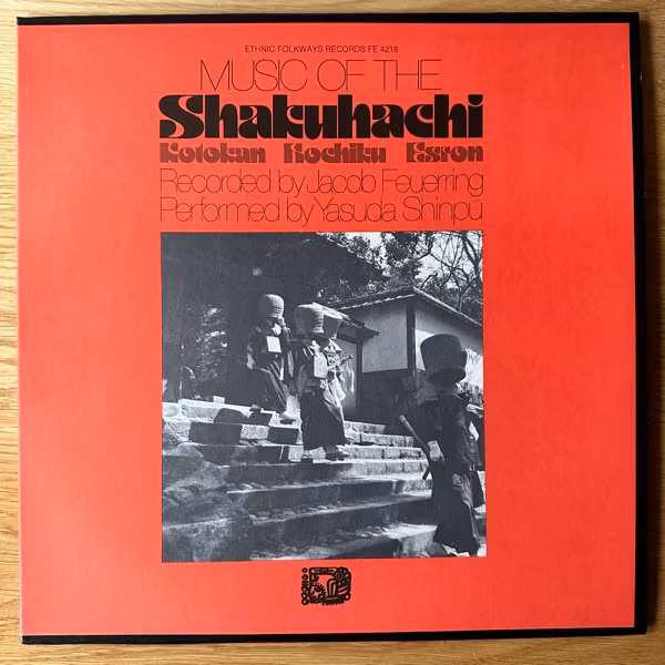 YASUDA SHINPU Music Of The Shakuhachi (Ethnic Folkways Library - USA original) (EX) LP