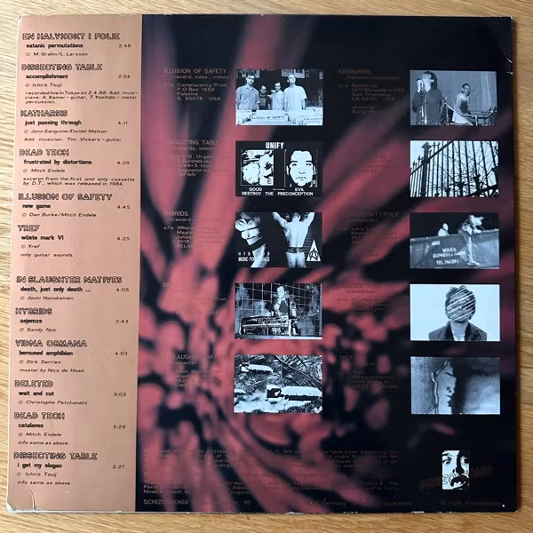 VARIOUS Ecstasy By Current II (Schizophonia - Germany original) (VG+/NM) LP