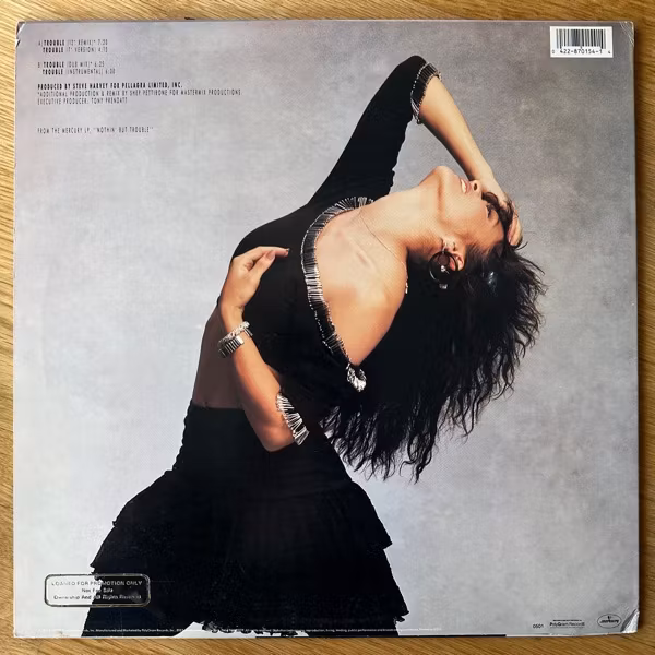 NIA PEEPLES Trouble (Promo) (Mercury - USA original) (VG+) 12"