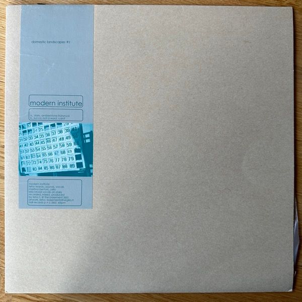 MODERN INSTITUTE Stairs (Nail - Italy original) (VG+/NM) 12"
