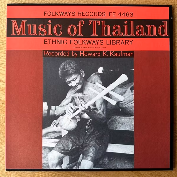 VARIOUS Music Of Thailand (Folkways - USA original) (EX/VG+) LP