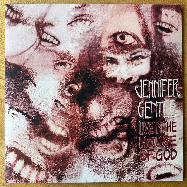 JENNIFER GENTLE Live In The House Of God (White vinyl) (A Silent Place - Italy original) (EX) LP