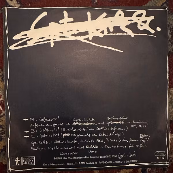 CPT. KIRK &. Geldunter! (What's So Funny About.. - Germany original) (VG+) 7"