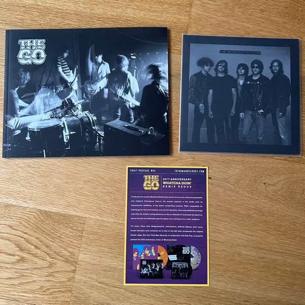 GO, the Whatcha Doin' 20th Anniversary Remix Redux (Orange, clear vinyl) (Third Man - USA original) (NM) 2LP+7"
