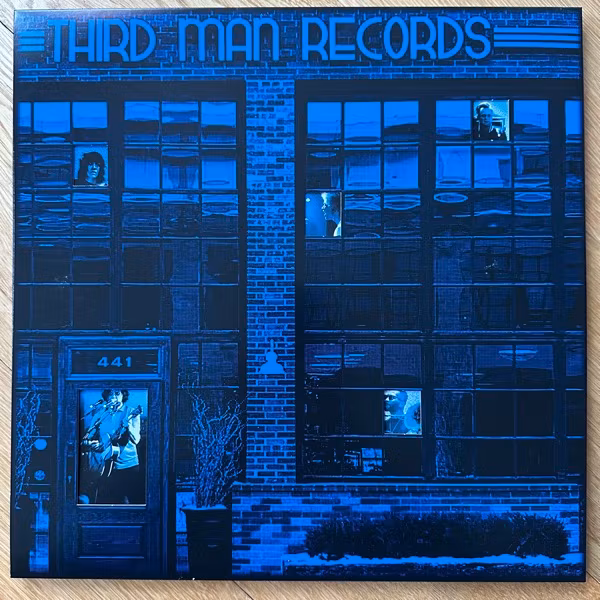 JACK WHITE Live At Third Man Records - Nashville & Cass Corridor (Black, blue, white vinyl) (Third Man - USA original) (EX/NM) 3LP