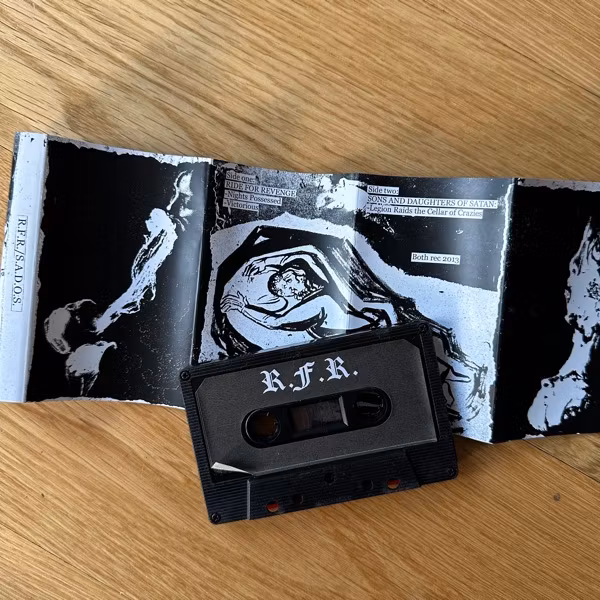 RIDE FOR REVENGE / S.A.D.O.S. Split (Filth And Violence - Finland original) (EX) TAPE