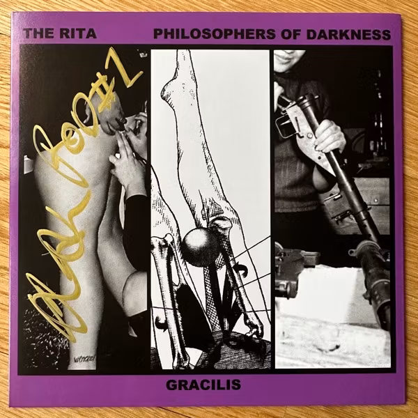 RITA, the / PHILOSOPHERS OF DARKNESS Gracilis (Signed. Purple vinyl) (Obskyr - Sweden original) (NM/EX) 7"