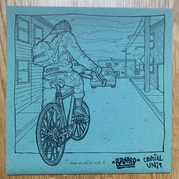 RAMBO / CRUCIAL UNIT Split (Ed Walters - USA original) (NM/EX) 7"
