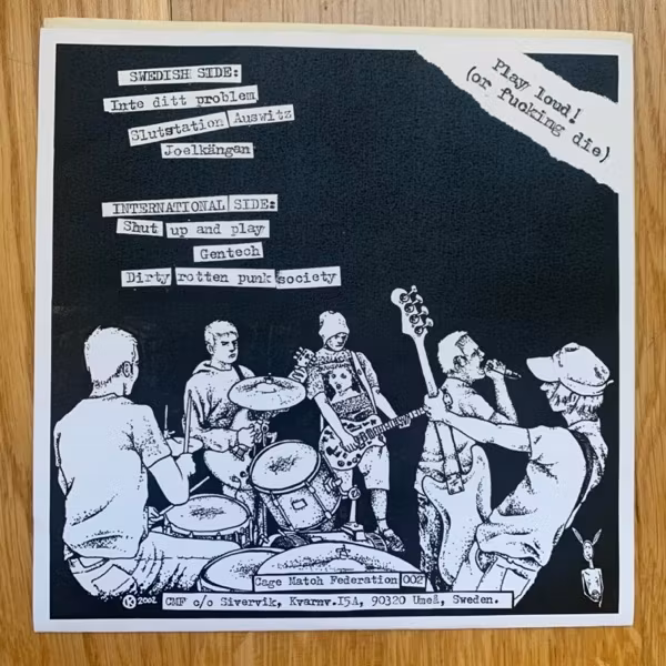 RABID GRANNIES Inte Ditt Problem (Cage Match Federation - Sweden original) (EX/NM) 7"
