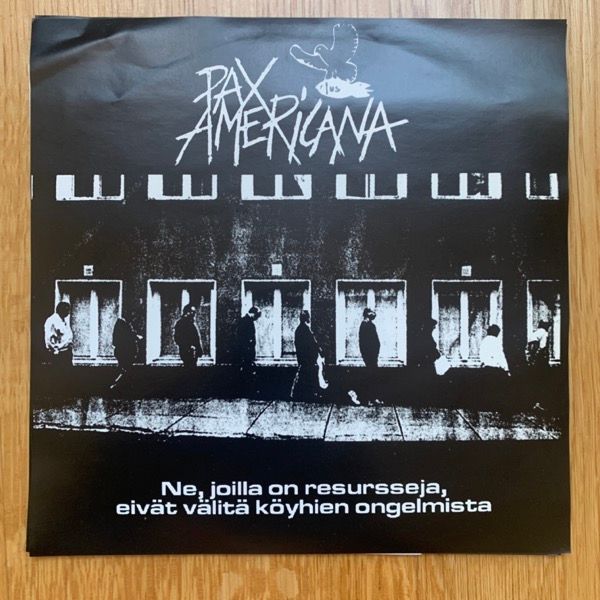 PAX AMERICANA / MÄDELS NO MÄDELS Split (Brew - Finland original) (VG+/EX) 7"