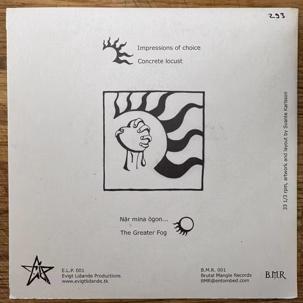 APOLOGIA Concrete Locust (Evigt Lidande - Sweden original) (EX/VG+) 7"