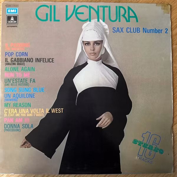 GIL VENTURA Sax Club Number 2 (Odeon - Italy original) (VG/VG+) LP