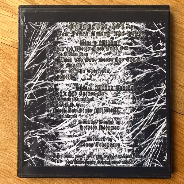 DEMONS THAT DROVE Pigpusher (Ten Years Among The Pigs) (Obskyr - Sweden reissue) (NM) 2xCDR