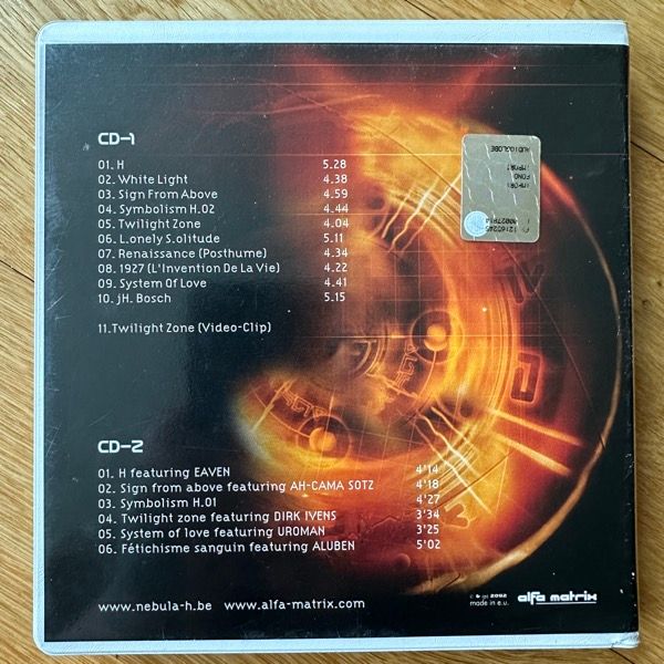 NEBULA-H H (Alfa Matrix - Belgium original) (VG+/NM) CD+CDR BOX