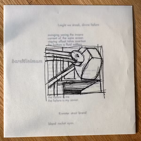 BARE MINIMUM Night We Streak, Divine Failure (Sub Pop - USA original) (VG+/EX) 7"