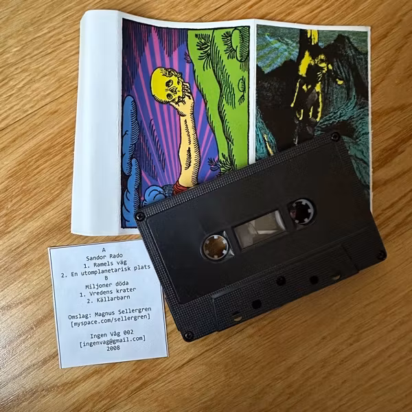 SANDOR RADO / MILJONER DÖDA Split (Ingen Våg - Sweden original) (NM) TAPE