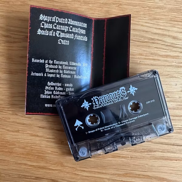 NECROCURSE Chaos Carnage Cataclysm (Death Invocation - Sweden original) (EX) TAPE