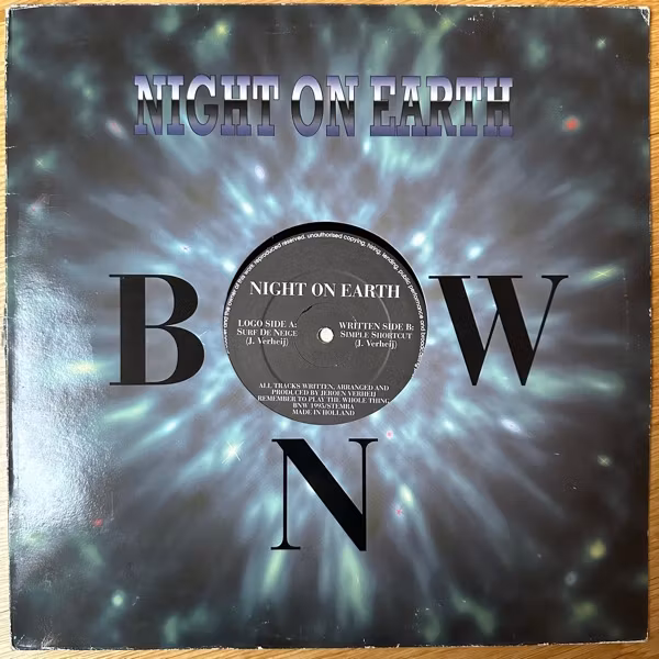 NIGHT ON EARTH Surf De Neige / Simple Shortcut (Brave New World - Holland original) (VG) 12"