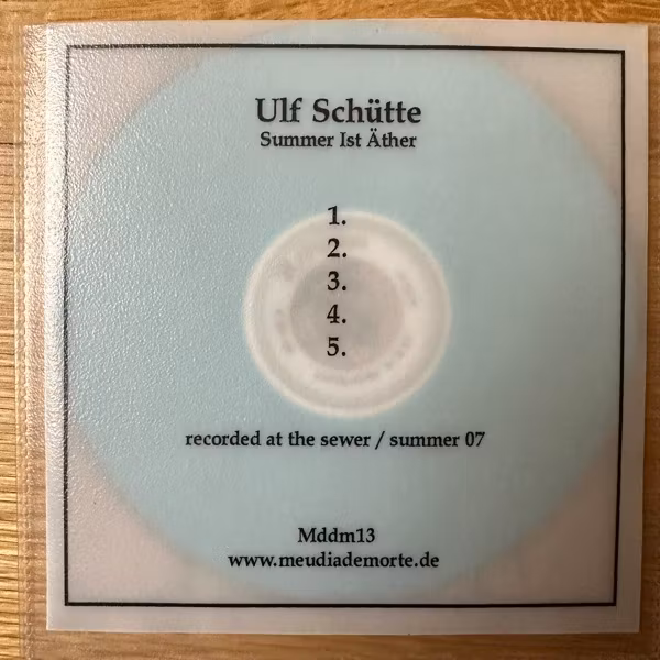ULF SCHÜTTE Summer Ist Äther (Meudiademorte – Germany original) (NM) CDR