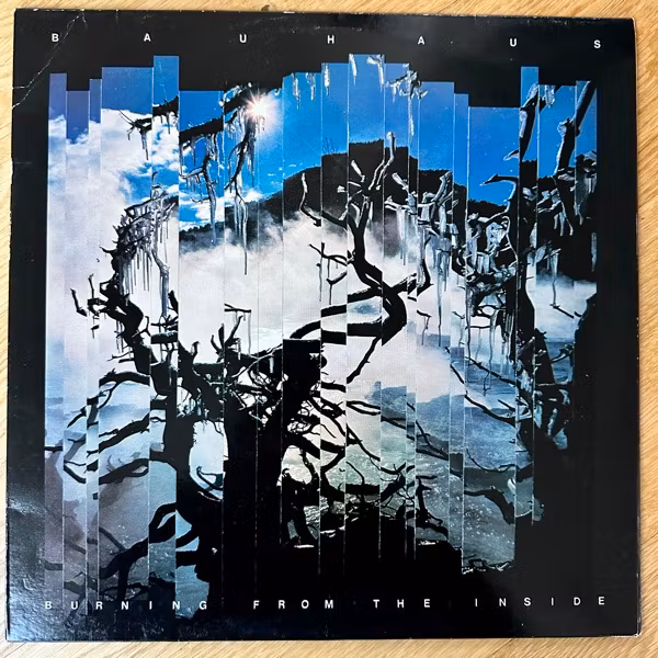 BAUHAUS Burning From The Inside (Beggars Banquet - Finland original) (VG/VG+) LP