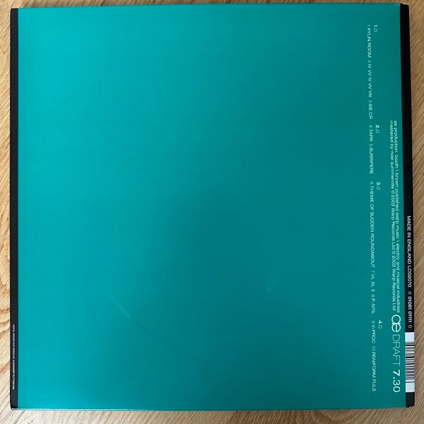 AUTECHRE Draft 7.30 (Warp - UK original) (EX) 2LP