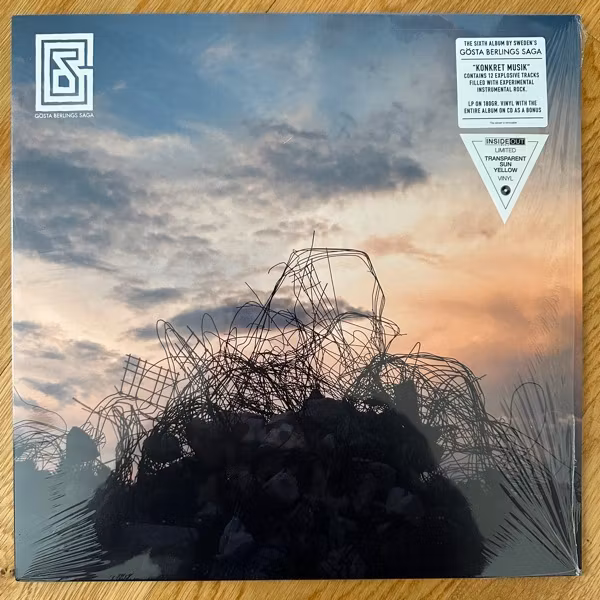 GÖSTA BERLINGS SAGA Konkret Musik (Yellow vinyl) (Inside Out - Germany original) (NM) LP+CD
