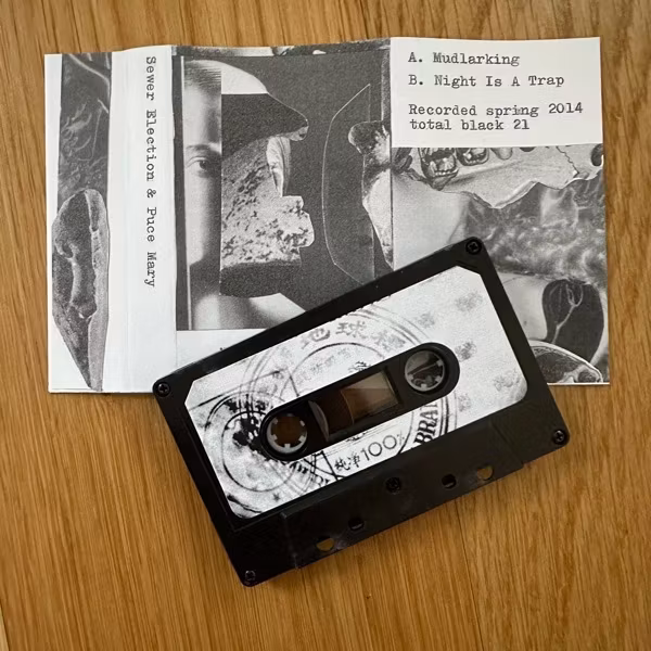 SEWER ELECTION / PUCE MARY Masks Are Aids (Total Black - Canada original) (NM) TAPE