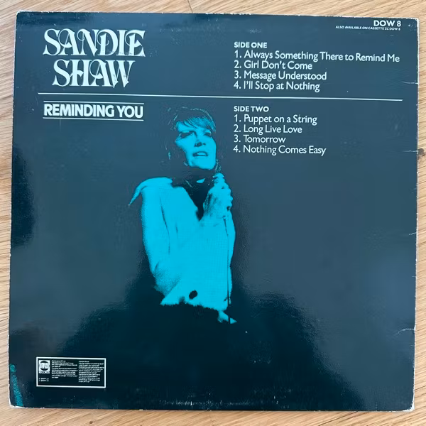 SANDIE SHAW Reminding You (PRT - UK original) (VG) 10"